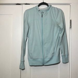 Light blue hoodie